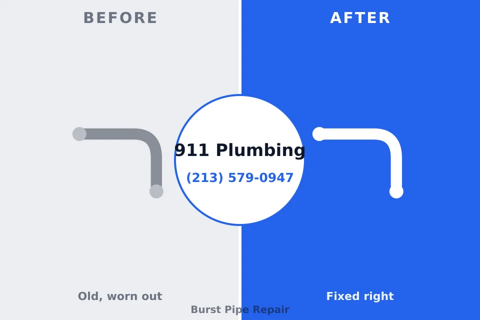 Before and after: plumbing company Barling, AR